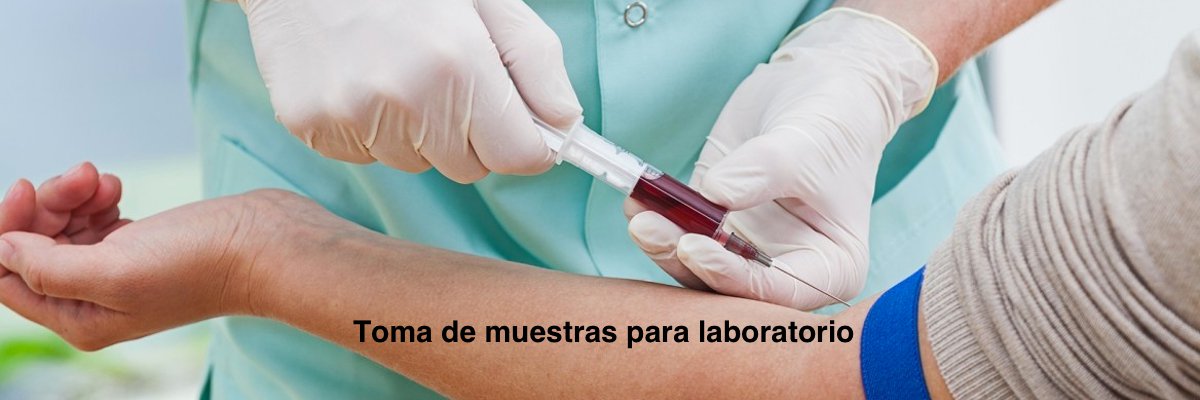 Toma de muestras para laboratorio